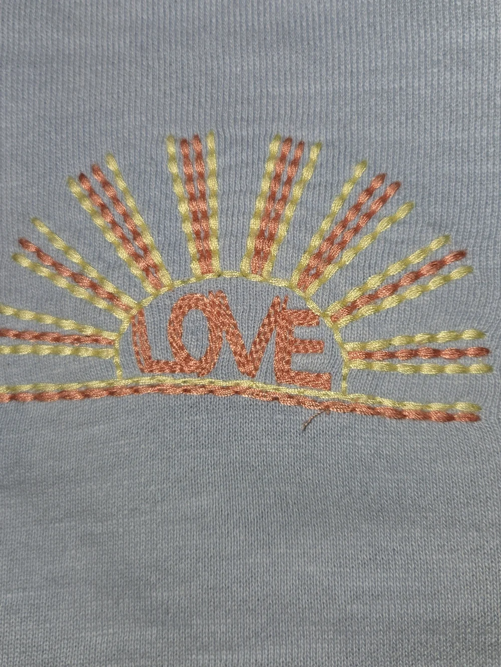 Gymboree Light Blue Zip-Up Hoodie with Sunrise Graphic